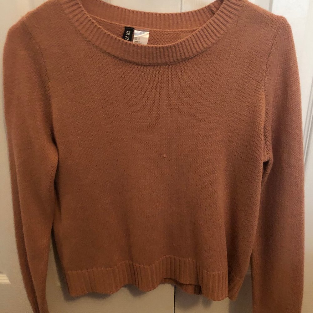 H&M Peach Sweater Top